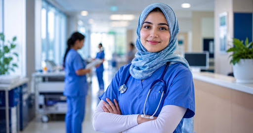 Pflegefachkraft bei der Arbeit — Gehalt und Verdienst in der Pflege.
